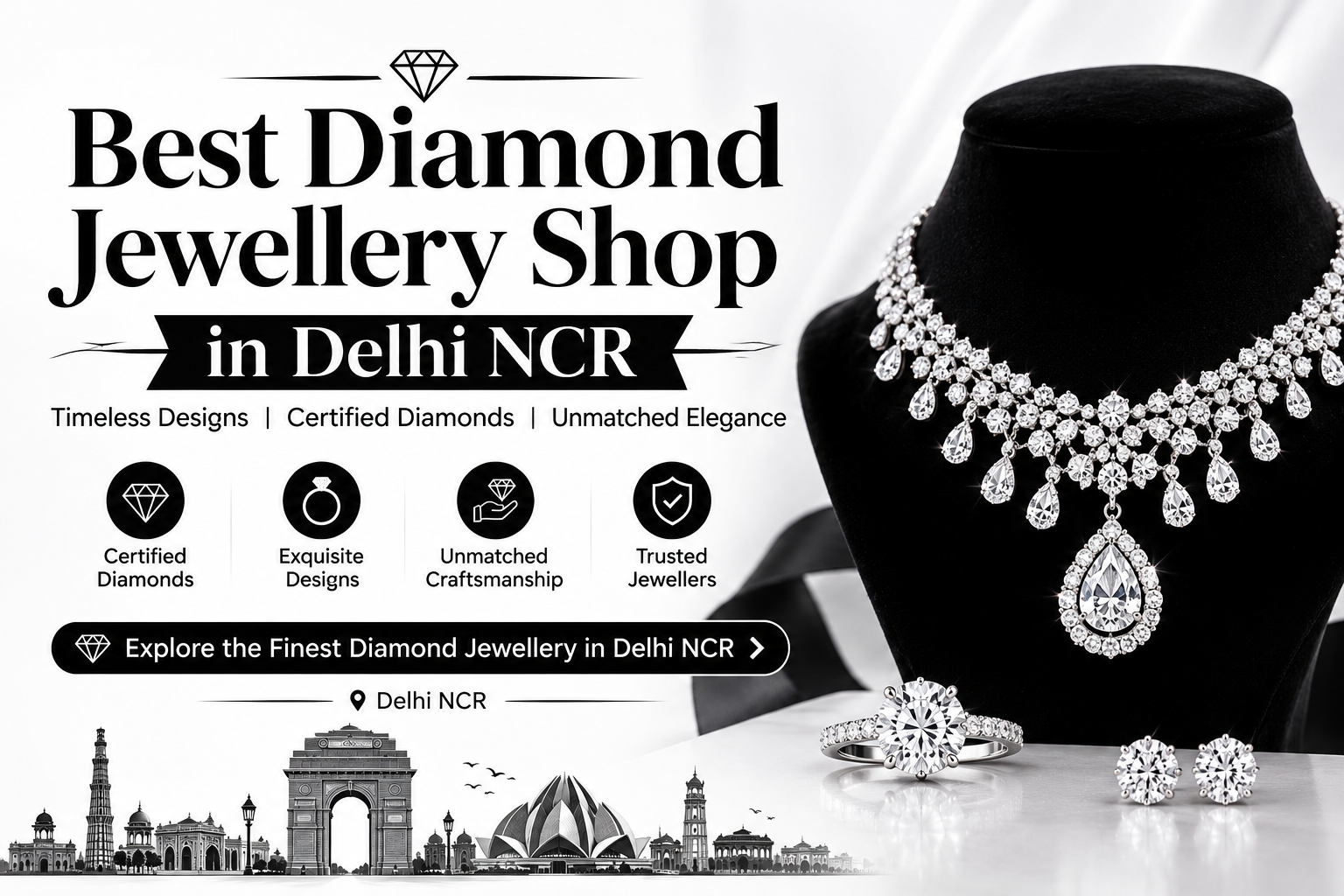 Best Diamond Jewellery Shop in Delhi NCR