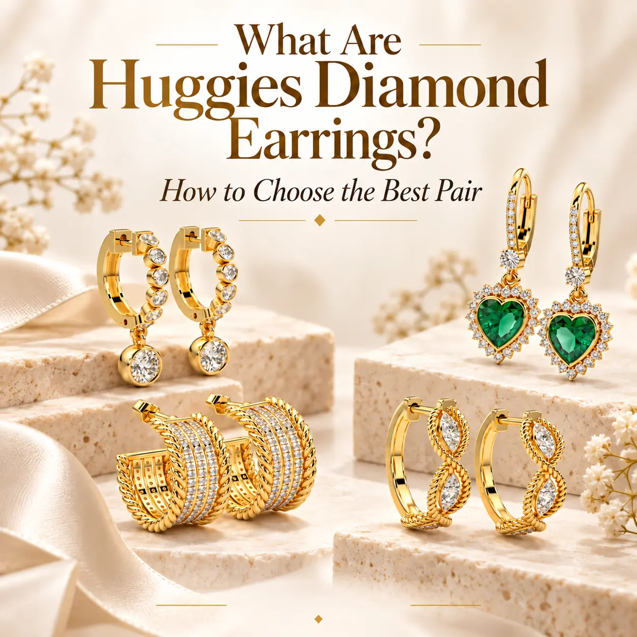 What Are Huggies Diamond Earrings? How to Choose the Best Pair